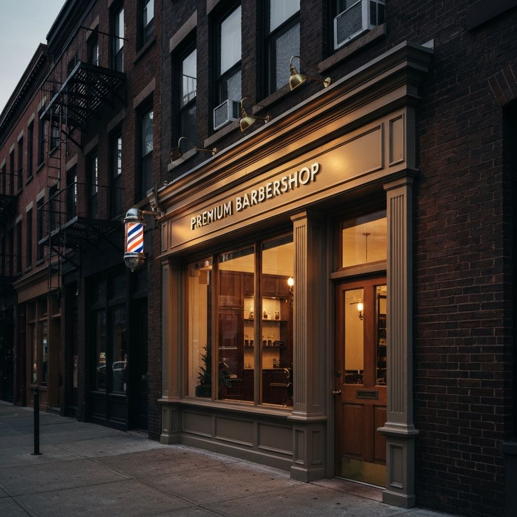 Monarch Barbershop storefront